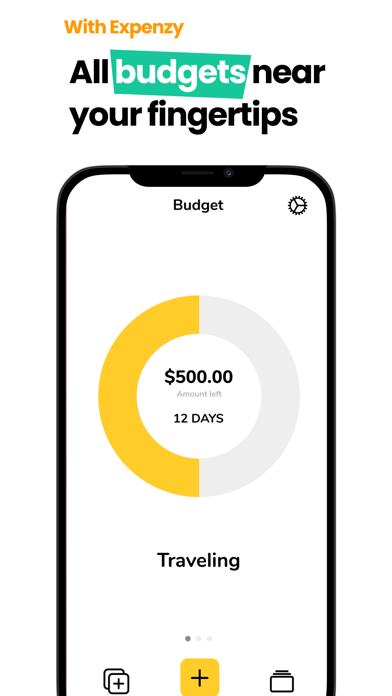 Screenshot 3 of Expenzy - Budget and Expenses App