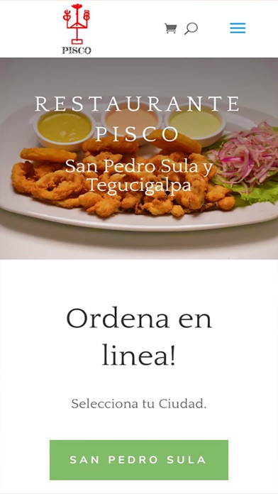 Restaurante Pisco Screenshot