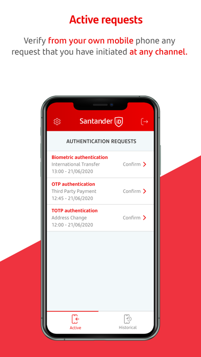 Santander iD Screenshot