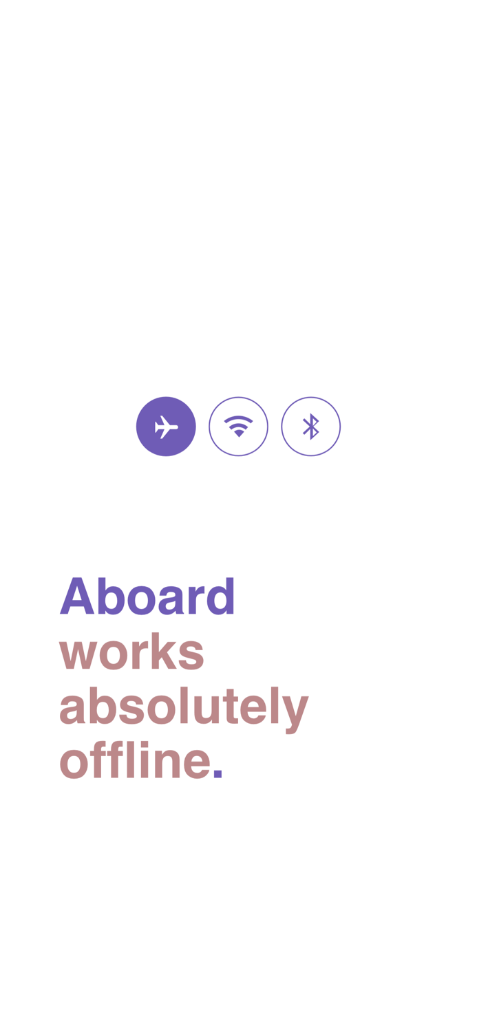 Aboard — flight navigator