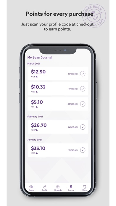 The Coffee Bean Brunei Rewards Screenshot