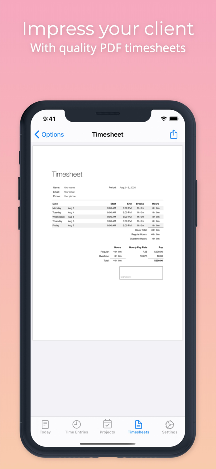 Time Tracker Manage your time