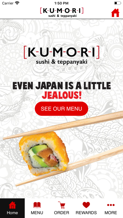 Kumori Sushi Screenshot 1 - AppWisp.com Kumori Sushi Screenshot 1 - AppWisp.com