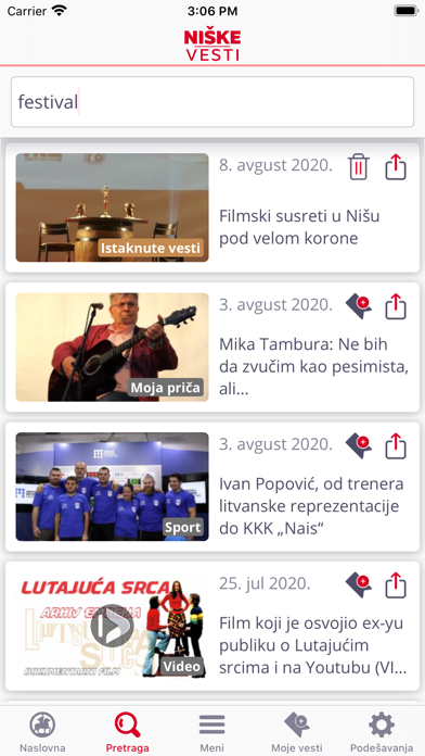 Niske Vesti Screenshot