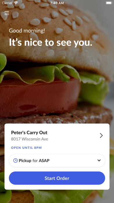 Peter's Carry Out Screenshot