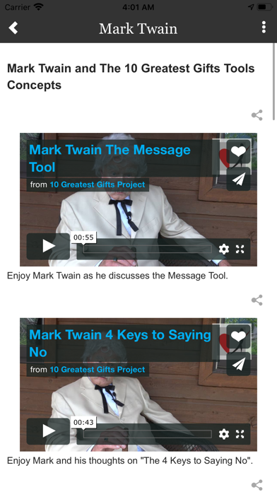 The 10 Greatest Gifts Project Screenshot