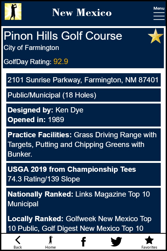 GolfDay New Mexico screenshot 4
