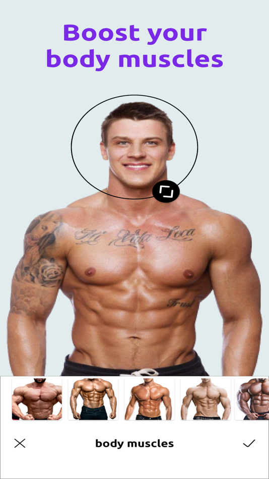 #4. Macho Man - Body Muscle Editor (iOS) Podle: Abdulla Yasin