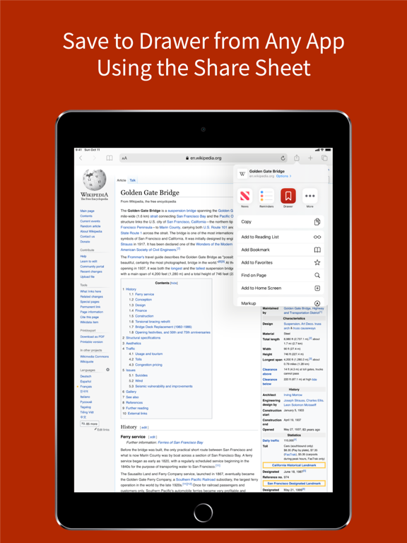 Screenshot #6 pour Drawer - Link Saver/Organizer
