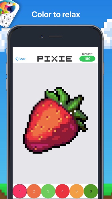 番号ぬりえ Pixel Art 塗り絵 – Pixieのおすすめ画像1