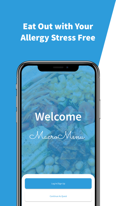 Food Allergy Dining: MacroMenu Screenshot