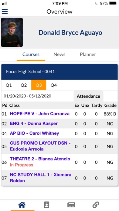 Bradford County Schools FOCUS Screenshot