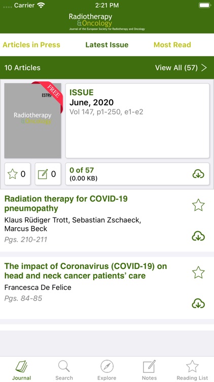 Radiotherapy and Oncology