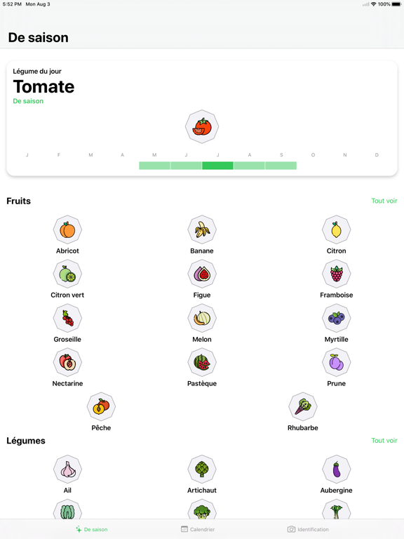 Screenshot #4 pour De Saison - Fruits et Légumes