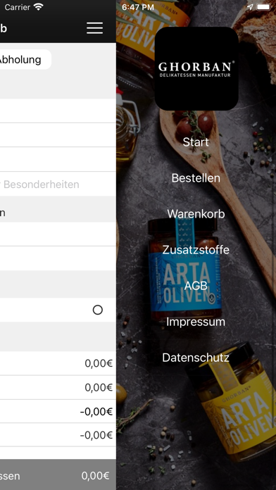 Ghorban Delikatessen Screenshot