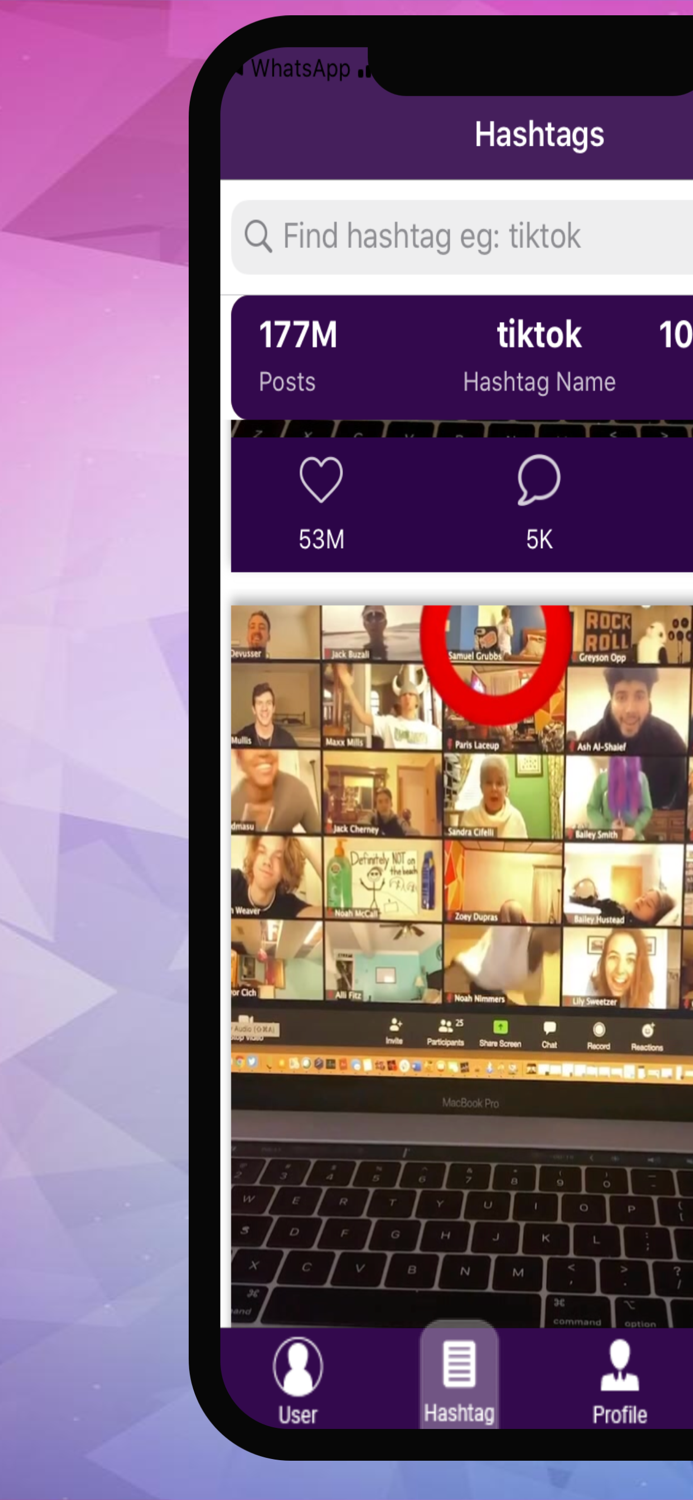 Reposter For Tik Fame