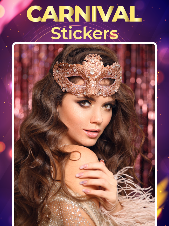 Carnival  Mask Stickers