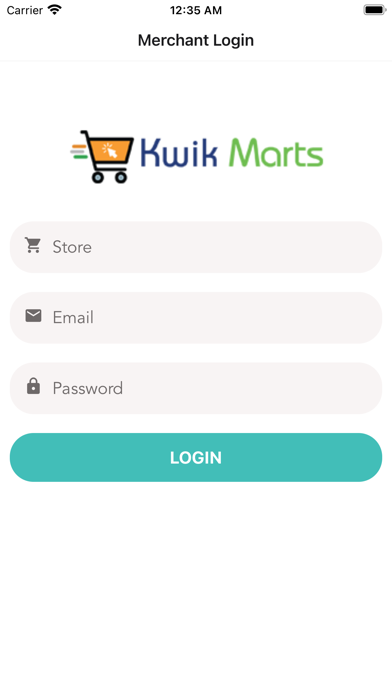 KwikMarts Merchant App Screenshot