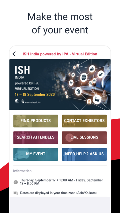 Messe Frankfurt India Virtual Screenshot