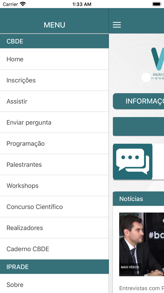 #2. CBDE (iOS) Podle: Felipe Boscardin