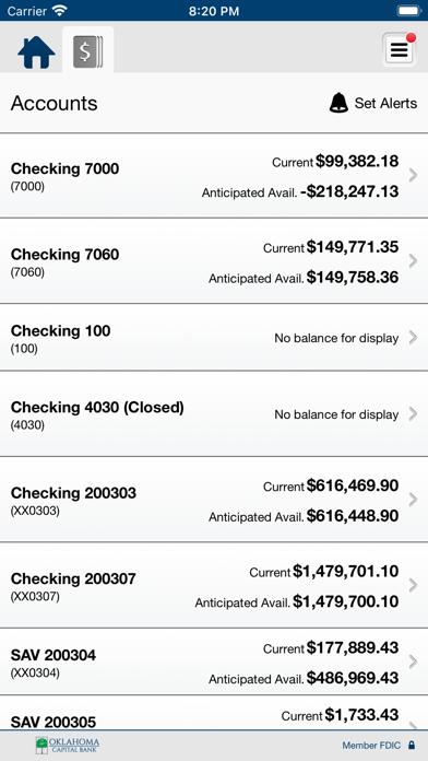 Oklahoma Capital Bank Business Screenshot