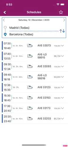 Imágen 2 Renfe Horarios iphone