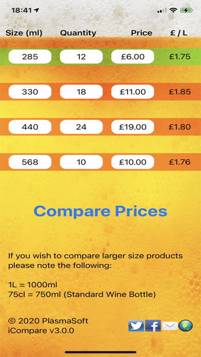 Screenshot #1 pour iCompare Prices