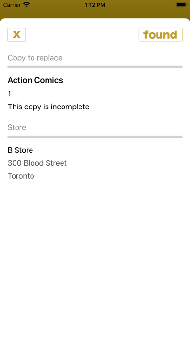 Comic Books Collector Screenshot