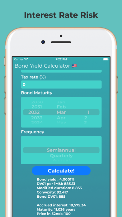 TAP Bond Yield Calculator screenshot 2