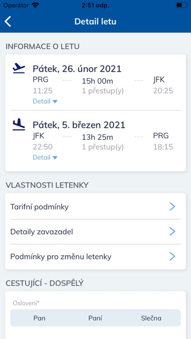 ORBIX Letenky, služební cesty screenshot 3