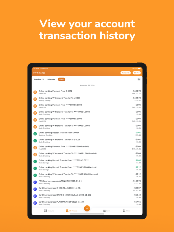 Discovery FCU Mobile iPad screenshot 4 - Finance app