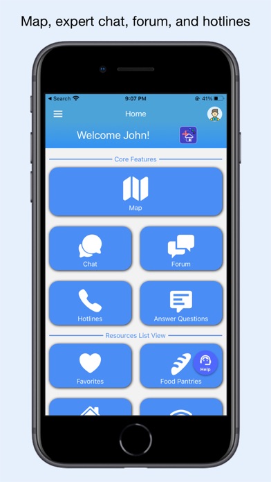 Comeback - Homeless Resources Screenshot