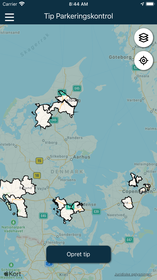 #7. Tip Parkeringskontrol (iOS) 由: Aalborg Kommune
