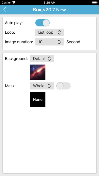 BoxController Screenshot