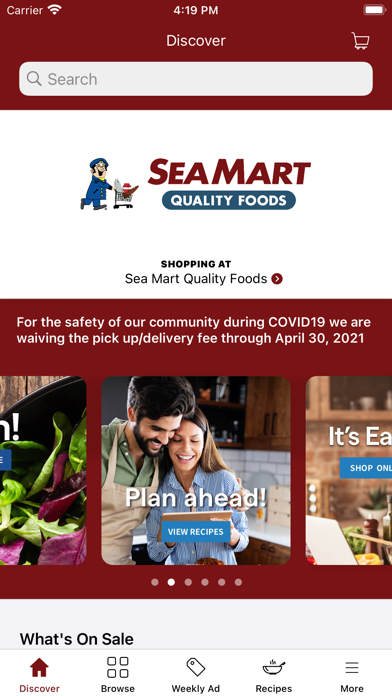 Sea Mart Quality Foods Screenshot