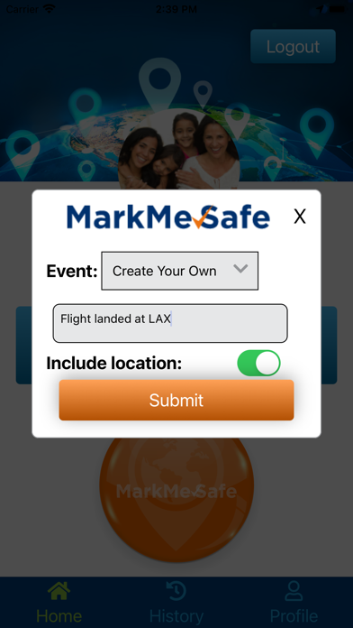 MarkMe Safe Screenshot