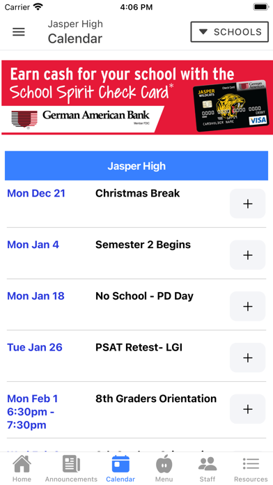 Greater Jasper Con. Schools Screenshot