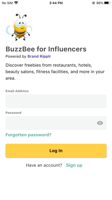 BuzzBee For Influencers Screenshot