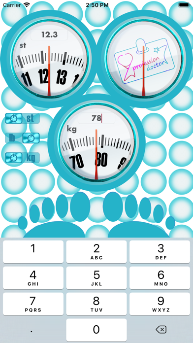 Body Weight Unit Converter Screenshot