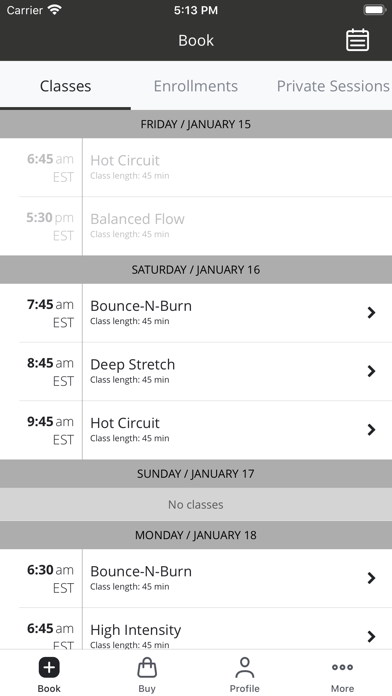 REINVENT FITNESS Screenshot