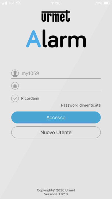 Screenshot #1 pour Urmet Alarm