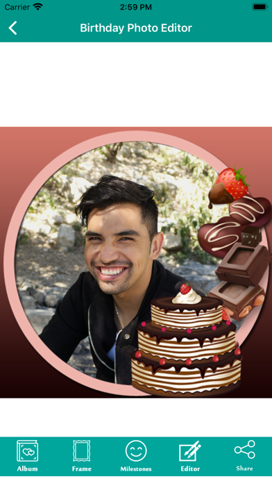 Birthday Frames for Photos Screenshot