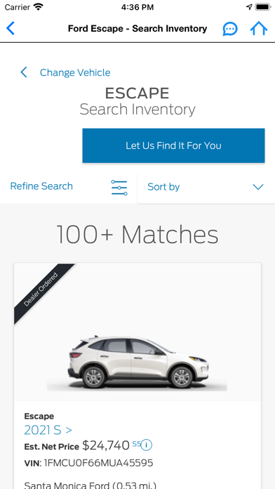 Ford Escape Screenshot