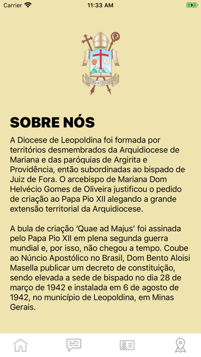Diocese Leopoldina Screenshot