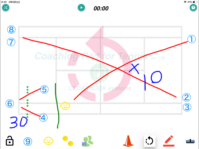 Coaching Pad for Tennis