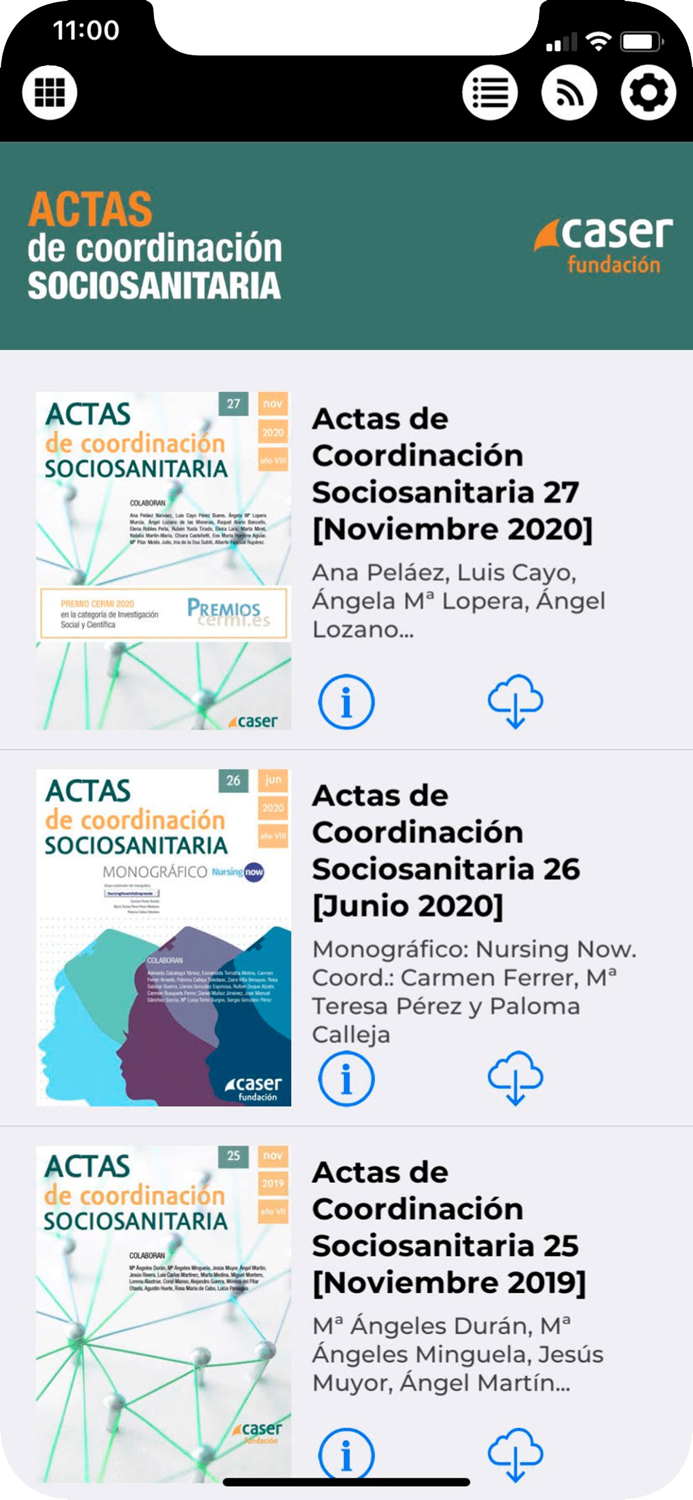 Revista Actas. Fundación Caser