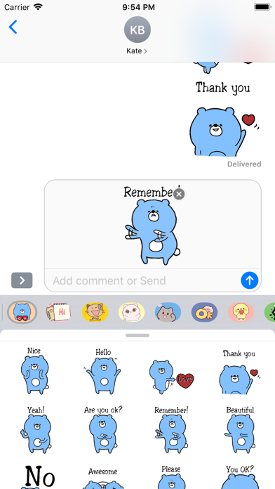 Teddy Bear Stickers Pack Screenshot