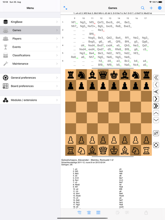 Screenshot #6 pour BBase-Chess