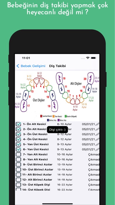Bebek Gelişimi ve Takibi Screenshot