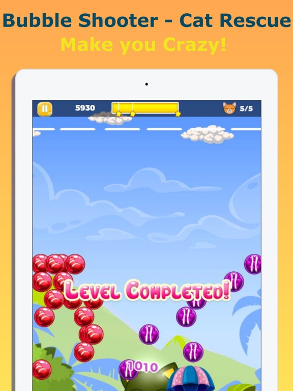 Screenshot #6 pour Bubble Shooter - Cat Rescue